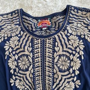 Johnny Was embroidered top